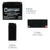 Mighty Max Battery 12V 18AH SLA Internal Thread Battery for Best Power BESTRBC60 UPS ML18-12INT153
